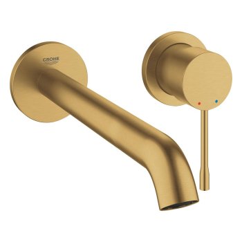 Смеситель для раковины GROHE Essence, встраиваемый, под бокс, излив 230 мм, Brushed Cool Sunrise